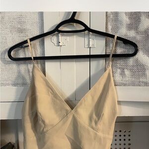 Abercrombie & Fitch Cream Spaghetti Strap Top